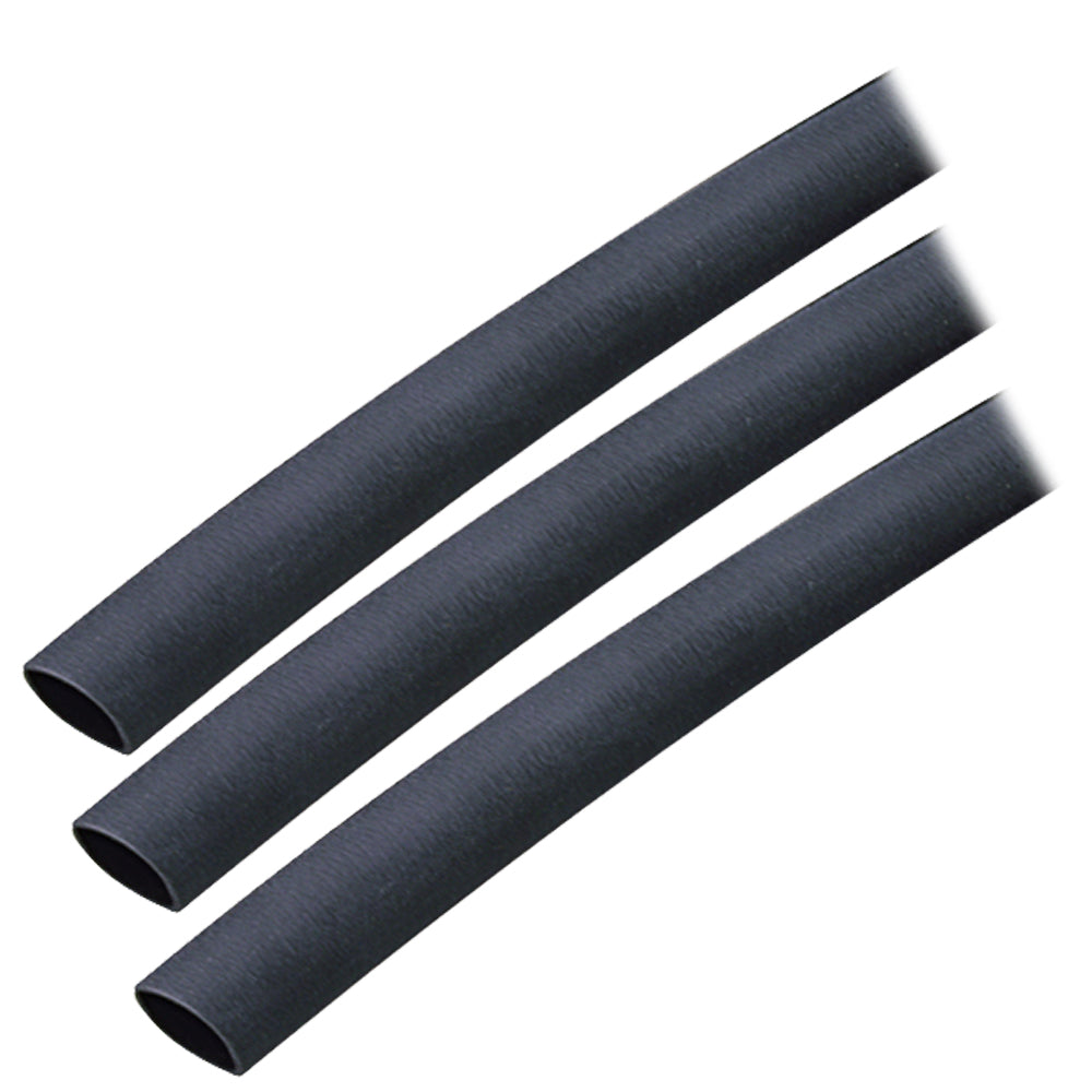 Ancor Adhesive Lined Heat Shrink Tubing (ALT) - 3/8" x 3" - 3-Pack - Black [304103] | Wire Management by Ancor 