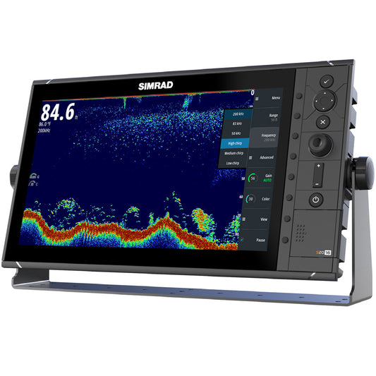 Simrad S2016 16" Fishfinder w/Broadband Sounder Module & CHIRP Technology - Wide Screen [000-12187-001] | Fishfinder Only by Simrad 