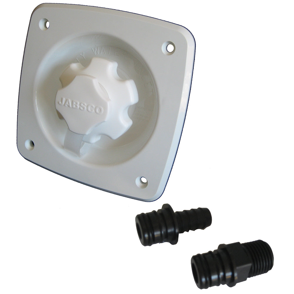 Jabsco Water Pressure Regulator - Flush Mount - White [44412-1045] | Accessories by Jabsco 