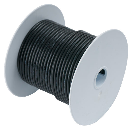 Ancor Black 18 AWG Tinned Copper WIre - 35' [180003] | Wire by Ancor 