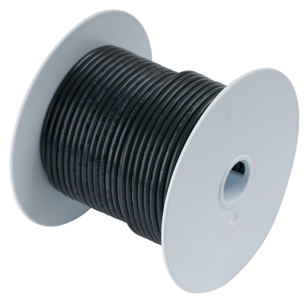 Ancor Black 18 AWG Tinned Copper Wire - 250' [100025] | Wire by Ancor 