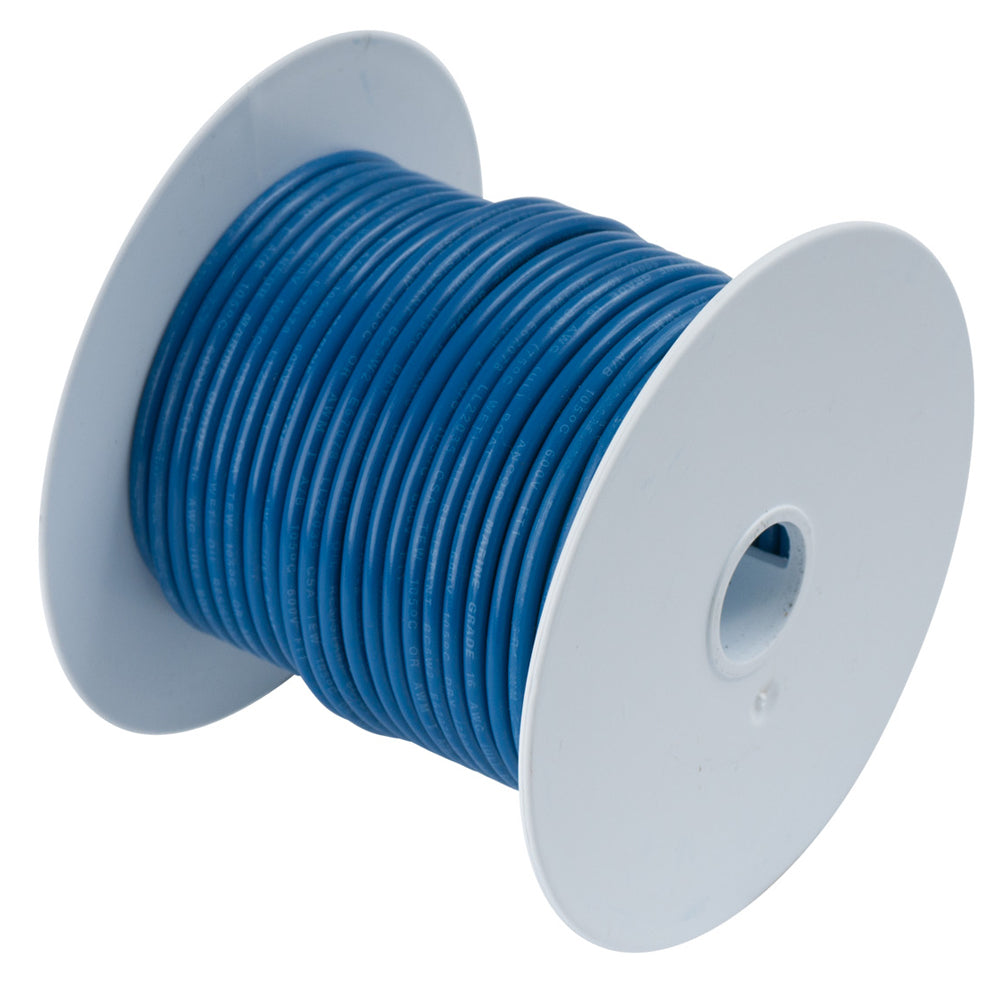 Ancor Dark Blue 18 AWG Tinned Copper Wire - 35' [180103] | Wire by Ancor 