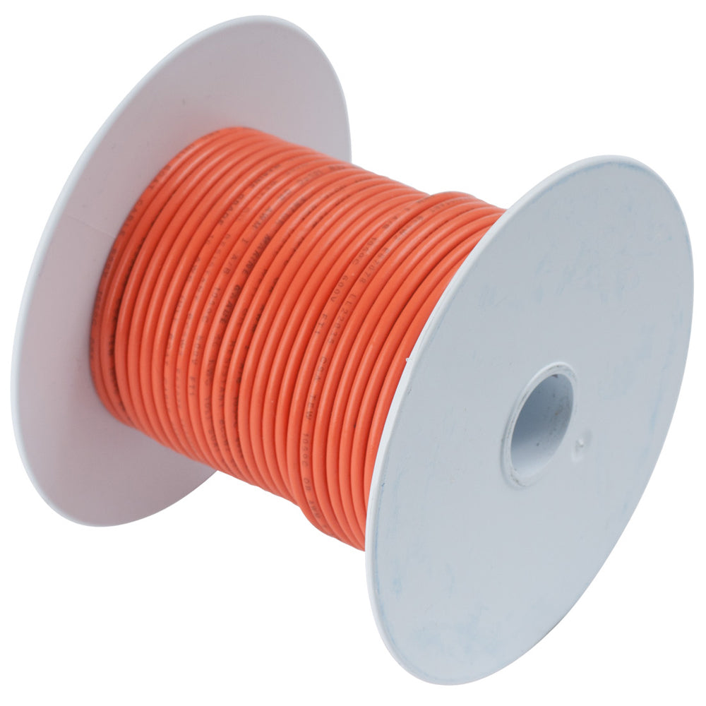 Ancor Orange 18 AWG Tinned Copper Wire - 100' [100510] | Wire by Ancor 