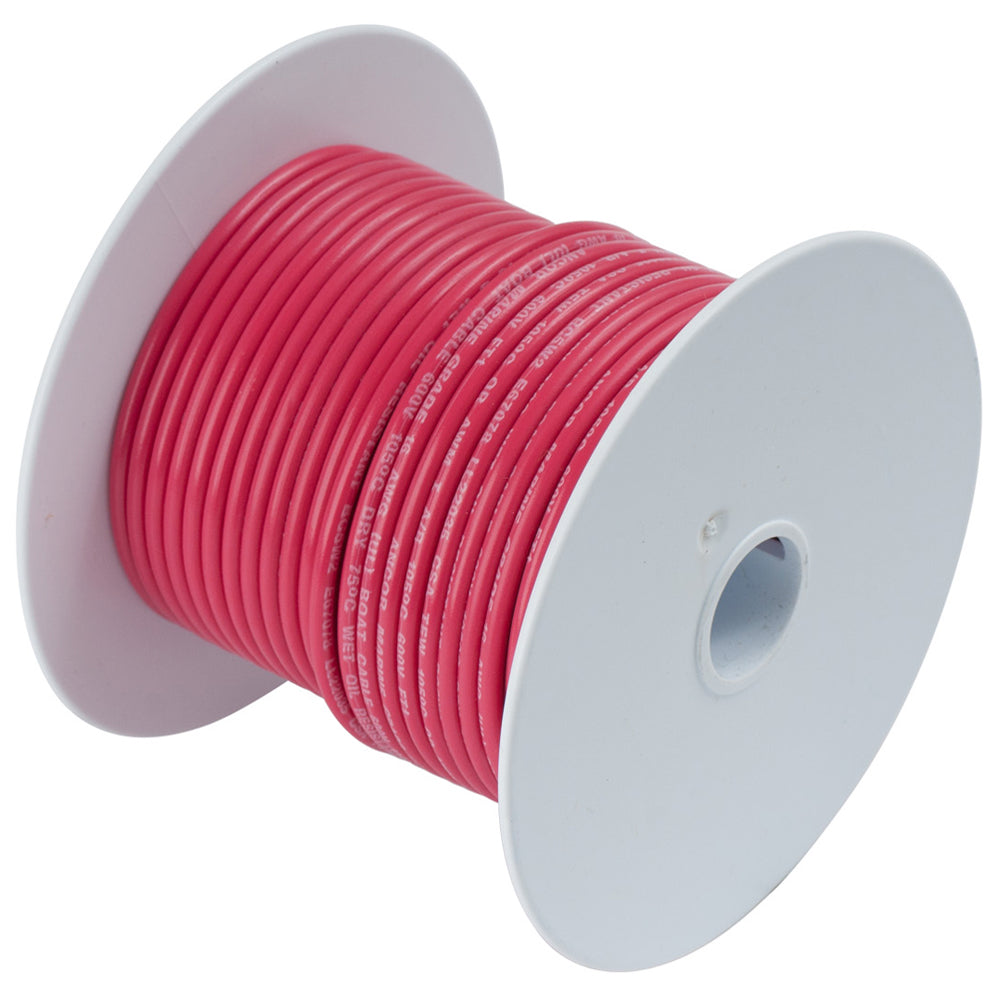 Ancor Red 18 AWG Tinned Copper Wire - 35' [180803] | Wire by Ancor 