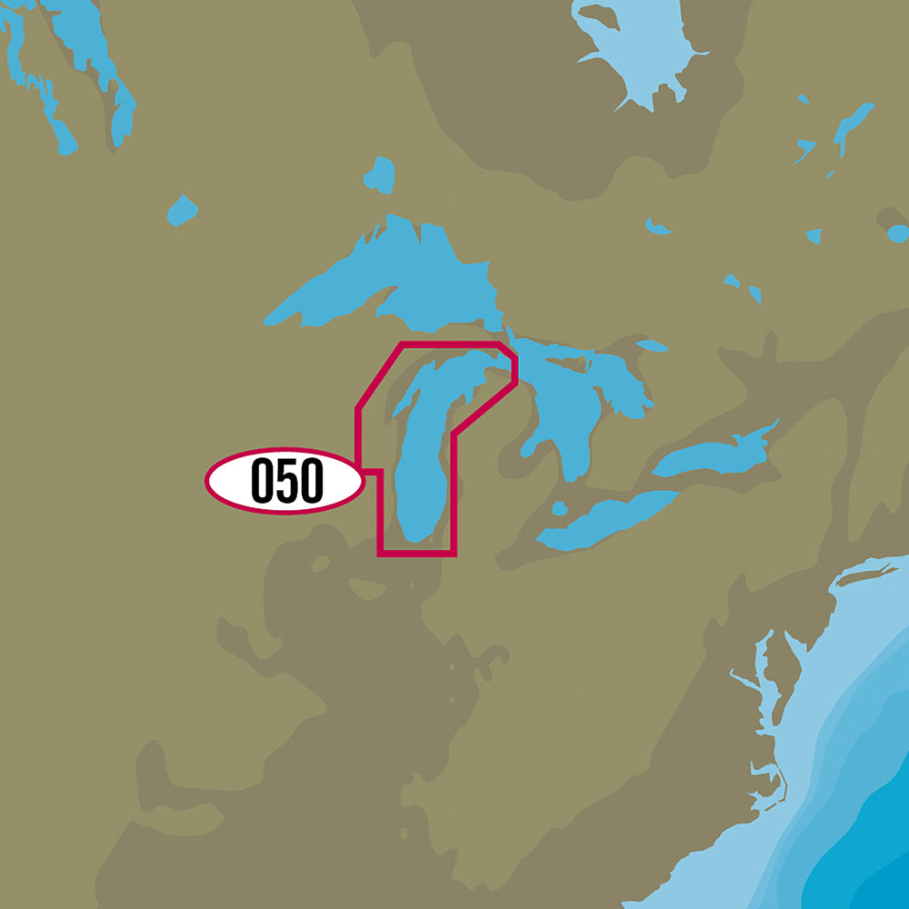 C-MAP MAX NA-M050/SD - Lake Michigan Bathymetric SD Format [NA-M050/SD] | C-Map Max by C-MAP 