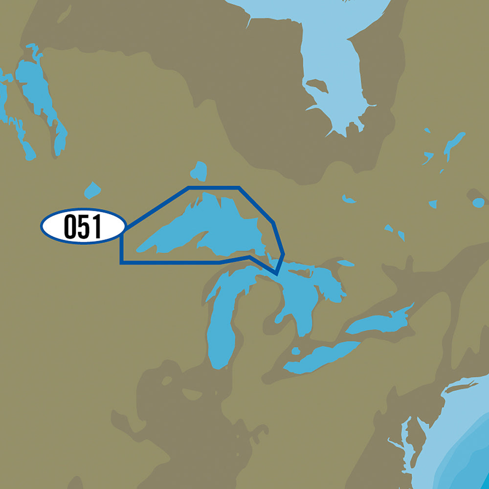 C-MAP MAX NA-M051/SD - Lake Superior Bathymetric SD Format [NA-M051/SD] | C-Map Max by C-MAP 