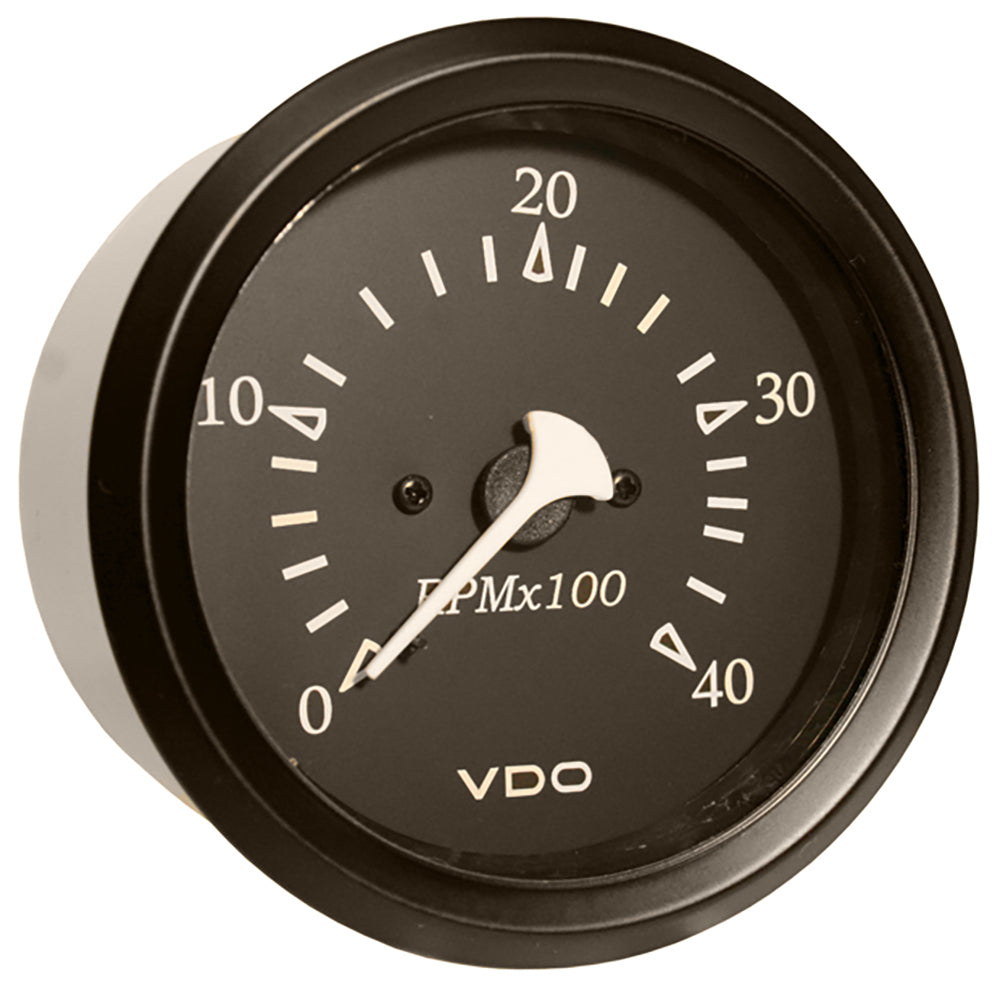 VDO Cockpit Marine 85mm (3-3/8") Diesel Tachometer - Black Dial/Bezel [333-11797] | Gauges by VDO 