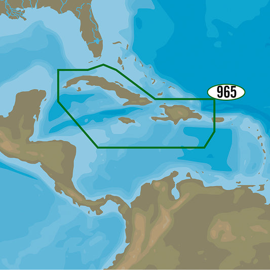 C-MAP 4D NA-D965 - Cuba, Dominican Republic, Caymans & Jamaica [NA-D965] | C-Map 4D by C-MAP 