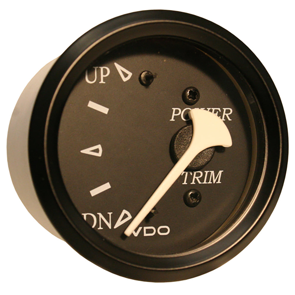 VDO Cockpit Marine Trim Gauge - f/ Mercury/Volvo/Yamaha 2001+ Engines - Black Dial/Bezel [382-11803] | Gauges by VDO 