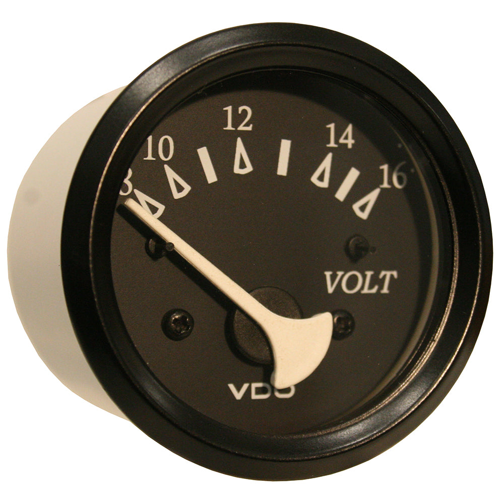 VDO Cockpit Marine 52mm (2-1/16") Voltmeter- Black Dial/Bezel [332-11805] | Gauges by VDO 