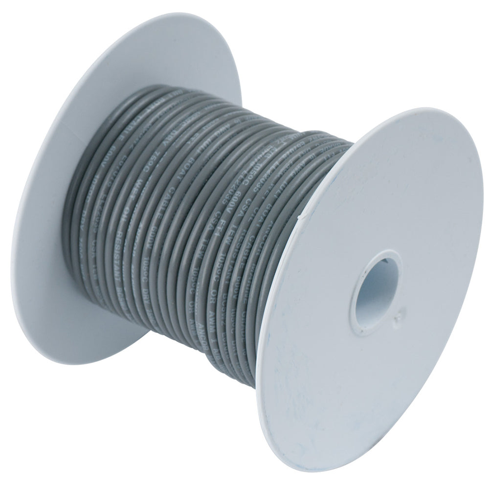 Ancor Grey 14 AWG Tinned Copper Wire - 18' [184403] | Wire by Ancor 