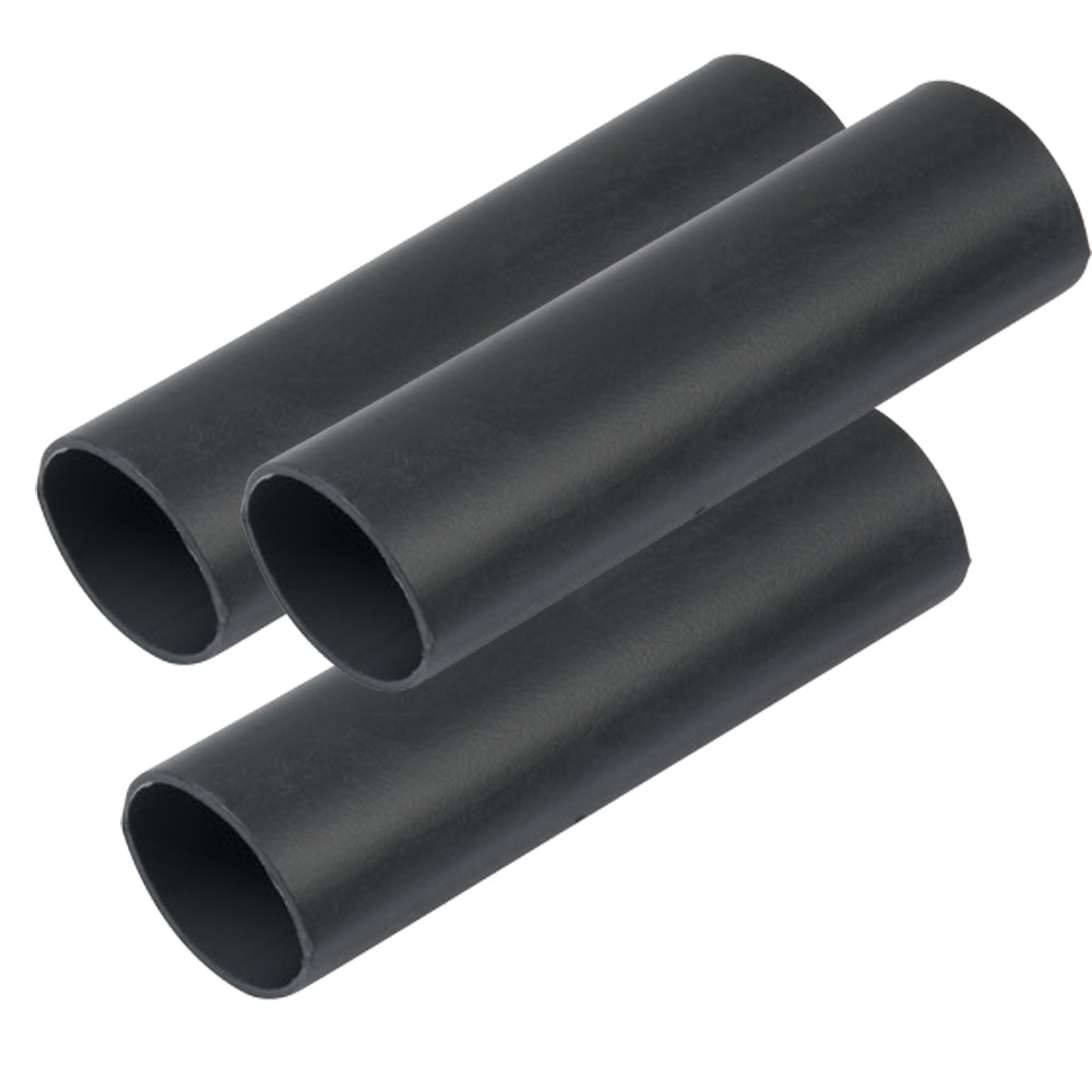 Ancor Heavy Wall Heat Shrink Tubing - 3/4" x 3" - 3-Pack - Black [326103] | Wire Management by Ancor 