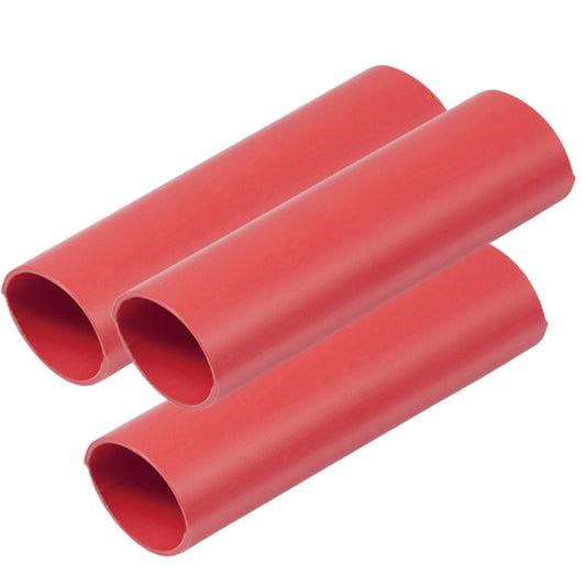 Ancor Heavy Wall Heat Shrink Tubing - 3/4" x 3" - 3-Pack - Red [326603] | Wire Management by Ancor 