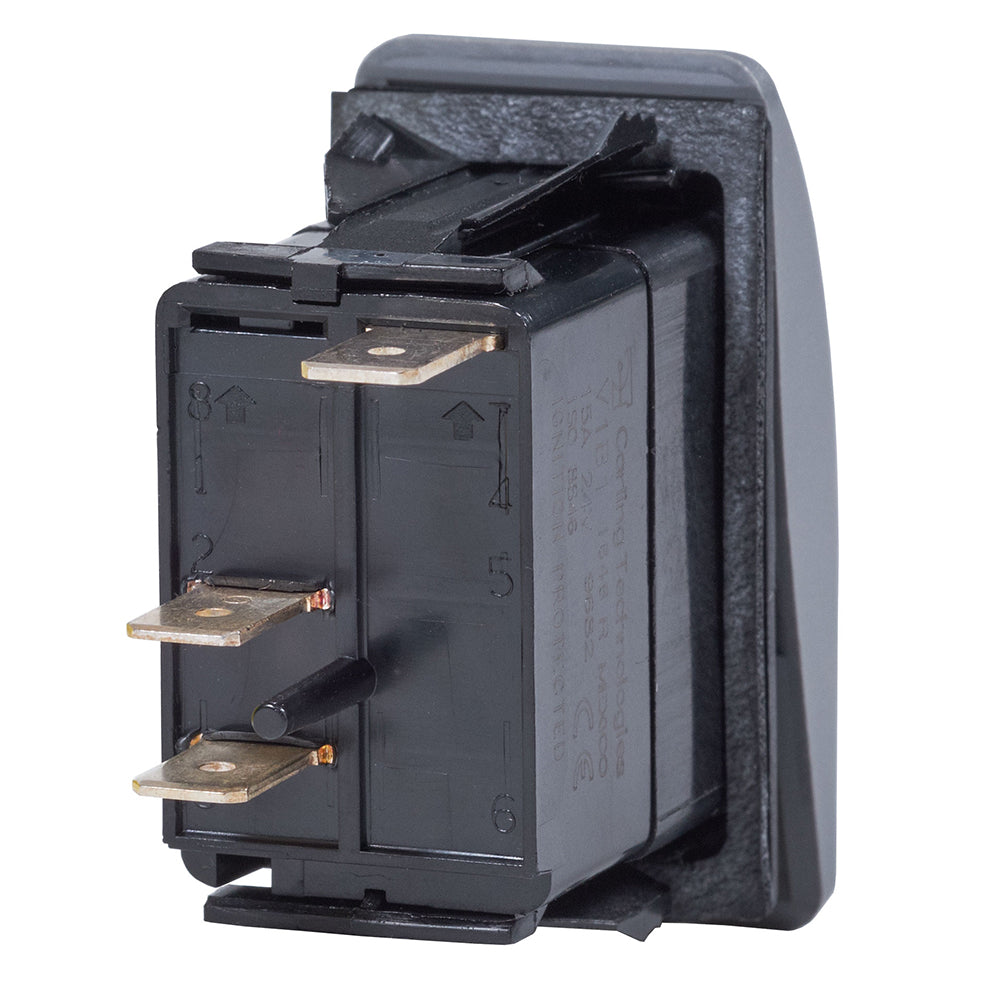 Blue Sea 7929 Contura II Switch SPST Black - OFF-ON [7929] | Switches & Accessories by Blue Sea Systems 