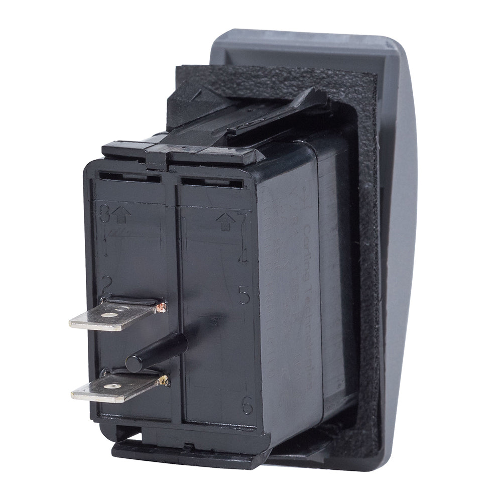 Blue Sea 7930 Contura II Switch SPST Black - OFF-(ON) [7930] | Switches & Accessories by Blue Sea Systems 