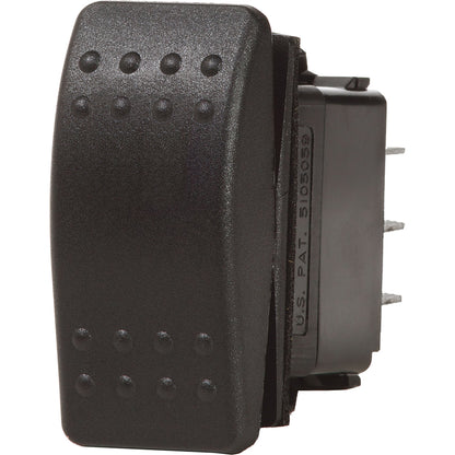 Blue Sea 7930 Contura II Switch SPST Black - OFF-(ON) [7930] | Switches & Accessories by Blue Sea Systems 
