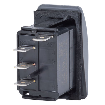 Blue Sea 7932 Contura II Switch SPDT Black - (ON)-OFF-ON [7932] | Switches & Accessories by Blue Sea Systems 