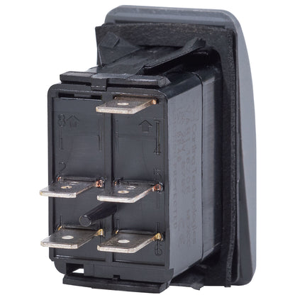 Blue Sea 7934 Contura II Switch DPST Black - OFF-ON [7934] | Switches & Accessories by Blue Sea Systems 