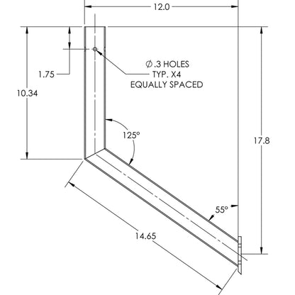 TACO Stainless Steel Table Column [F16-0005A] | Pedestals by TACO Marine 