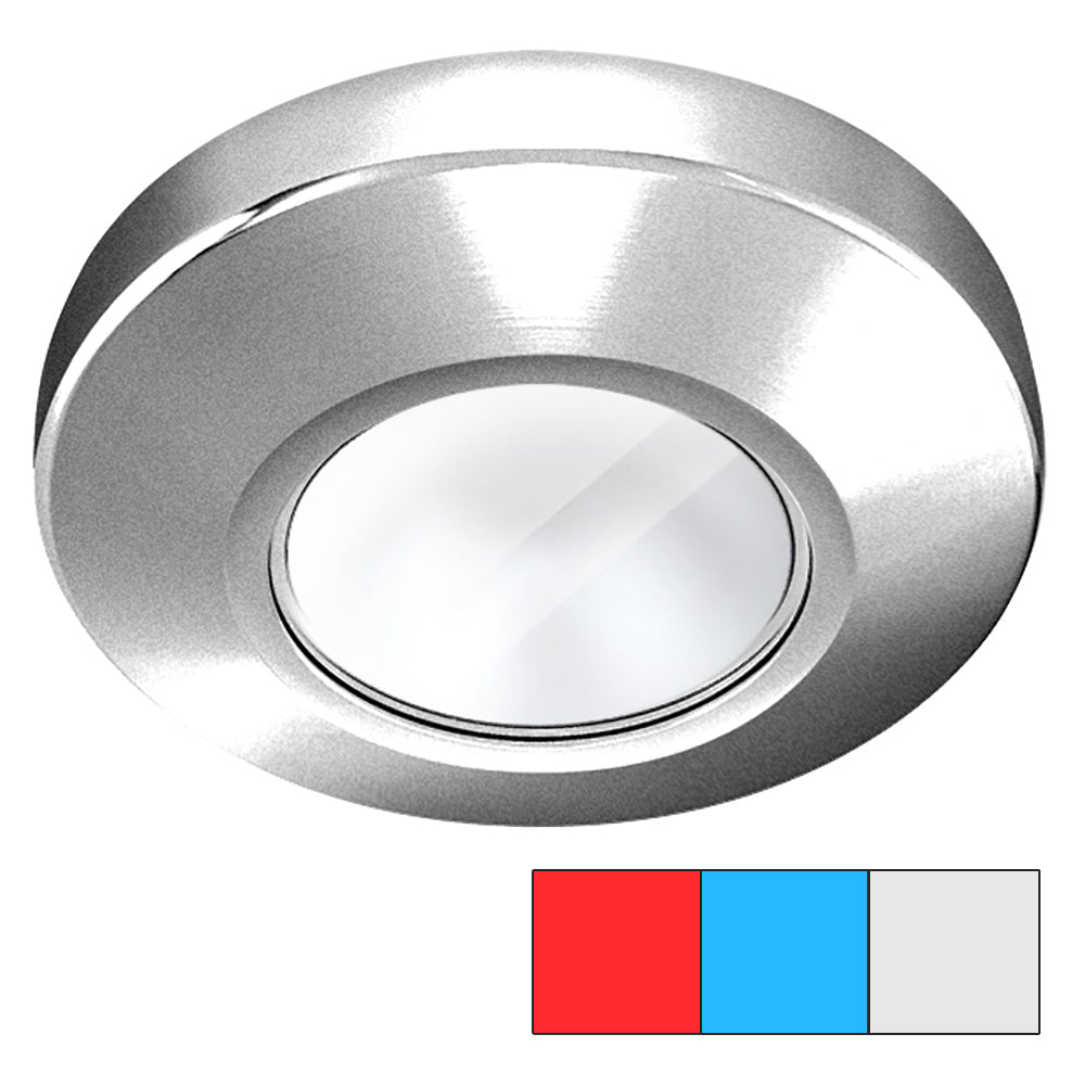 i2Systems Profile P1120 Tri-Light Surface Light - Red, Cool White  Blue - Brushed Nickel Finish [P1120Z-41HAE] | Dome/Down Lights by I2Systems Inc 