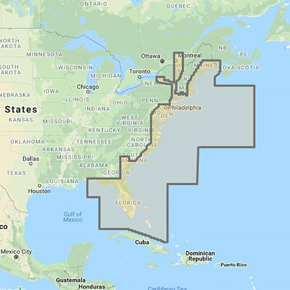 Furuno MM3-FNA-022 C-MAP Fishing Chart US East Coast  Bahamas *Needs System ID# To Process