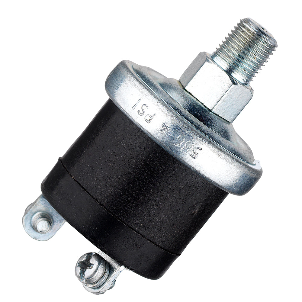 VDO Heavy Duty Normally Closed Single Circuit 4 PSI Pressure Switch [230-504] | Gauge Accessories by VDO 