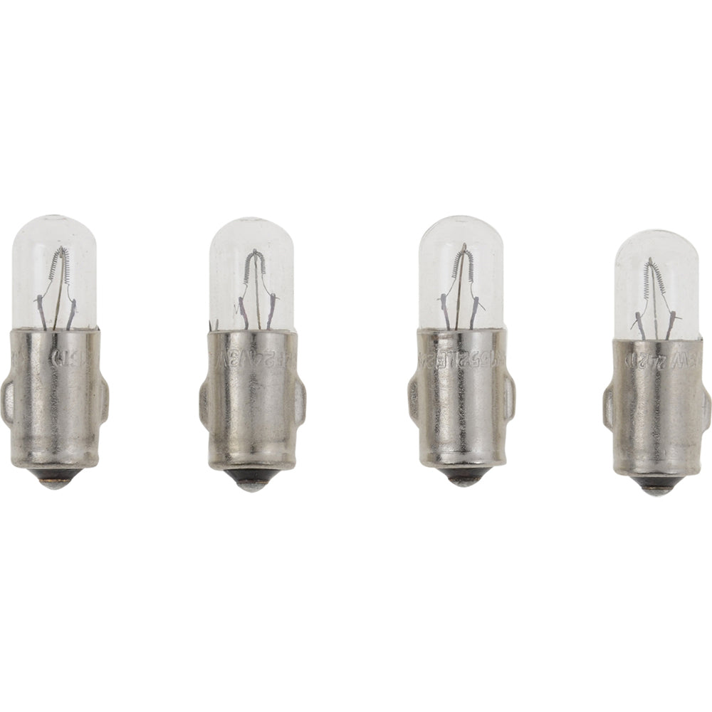 VDO Type A - White Metal Base Bulb - 12V - 4-Pack [600-802] | Gauge Accessories by VDO 