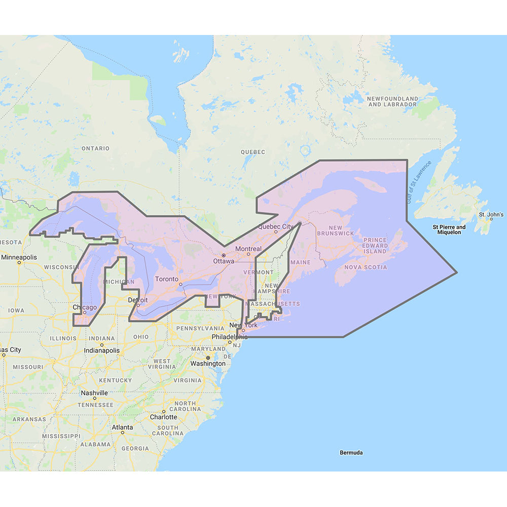 Furuno Great Lakes  Maritimes Vector Charts - 3D Data  Standard Resolution Satellite Photos - Unlock Code [MM3-VNA-026] | Furuno by Furuno 