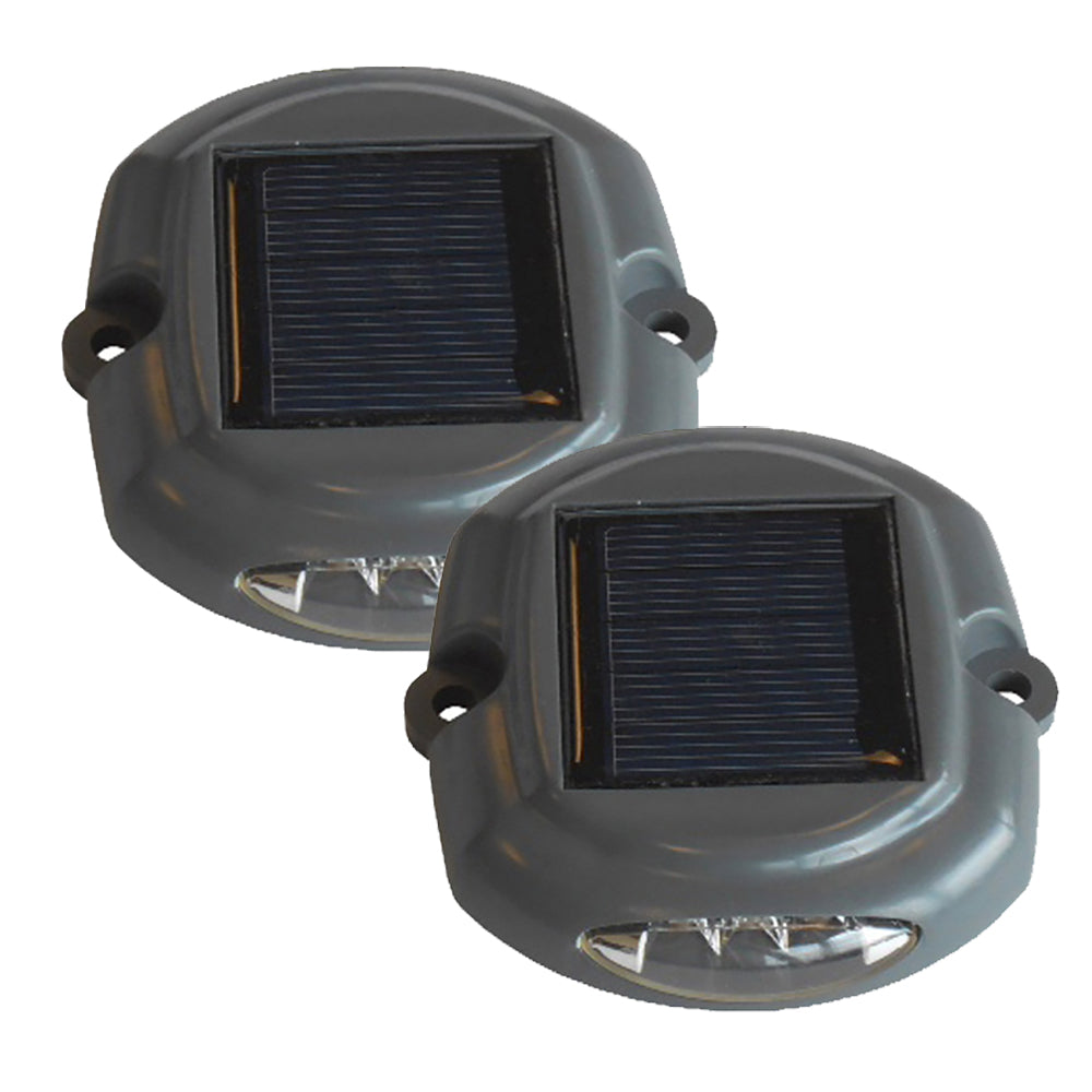 Dock Edge Docklite Solar Dock & Deck Light - 2-Pack [96-262-F] | Docking Accessories by Dock Edge 