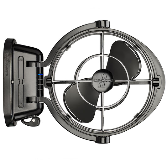 SEEKR by Caframo Sirocco II 3-Speed 7" Gimbal Fan - Black - 12-24V [7010CABBX] | Fans by SEEKR by Caframo 