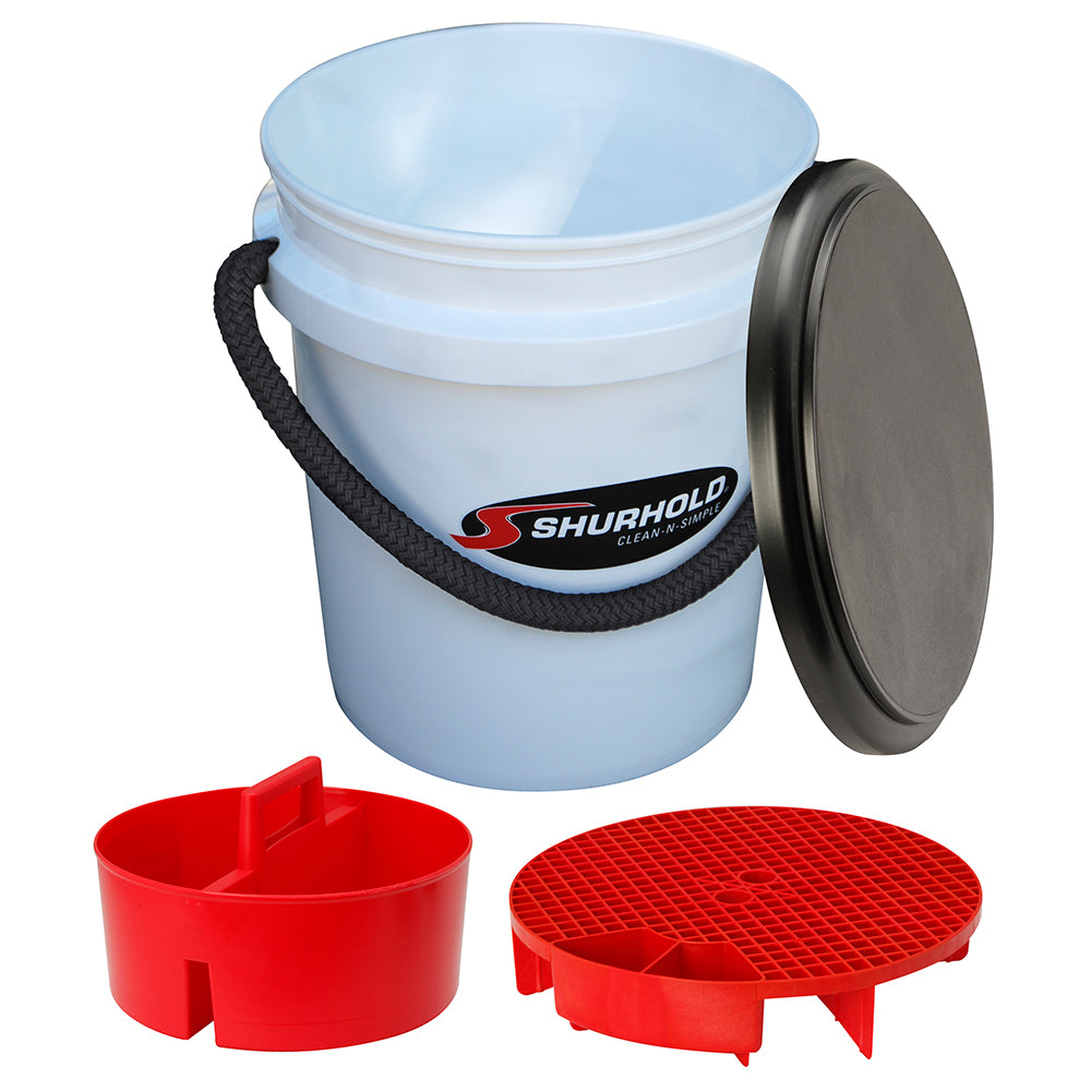 Shurhold One Bucket Kit - 5 Gallon - White [2461] | Cleaning by Shurhold 