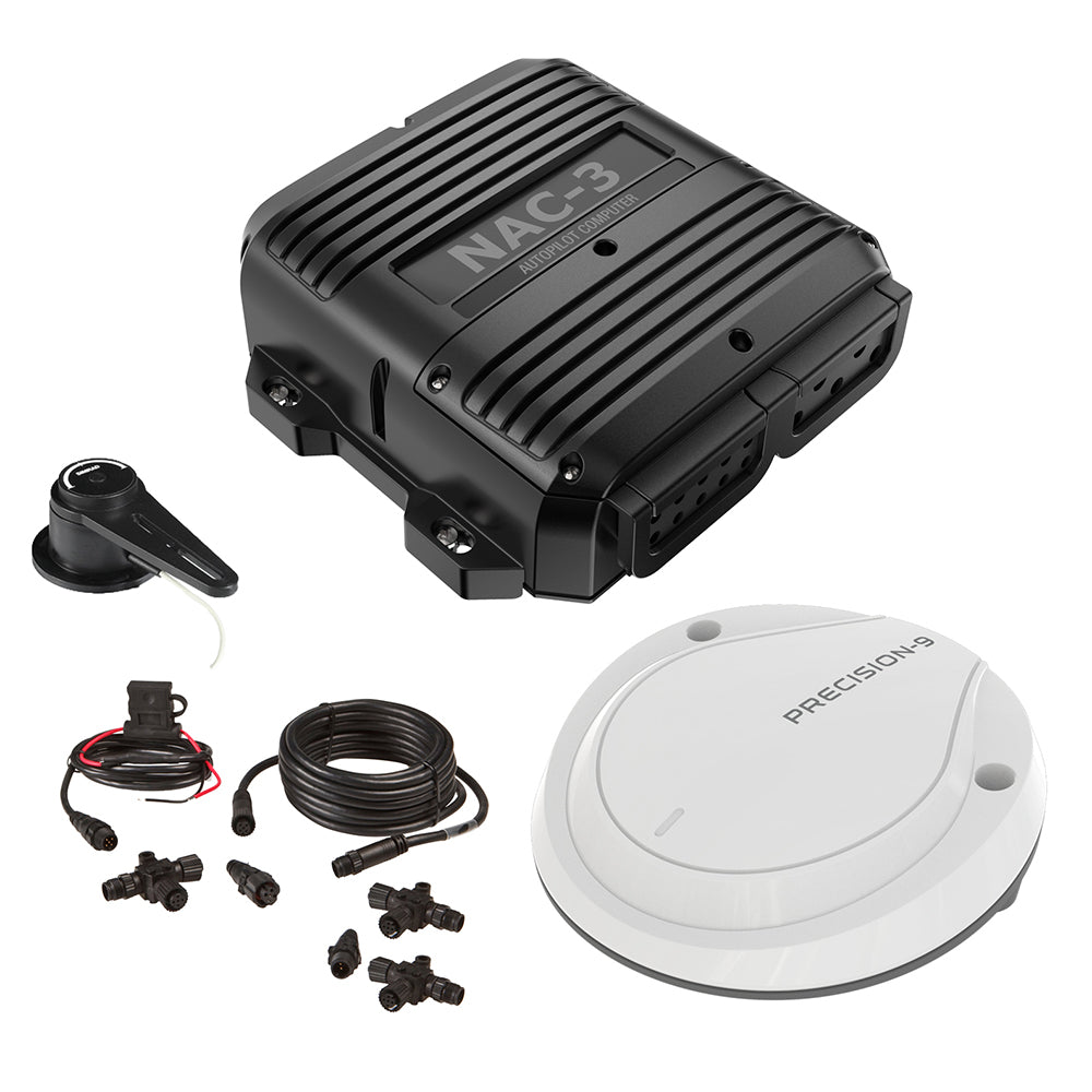 Simrad NAC-3 Autopilot Core Pack - NAC-3, Precision-9, RF25N & N2k Starter Kit [000-13336-001] | Autopilots by Simrad 