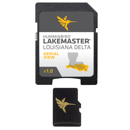 Humminbird LakeMaster Aerial Satellite View - Louisiana Delta [600050-1] | Humminbird by Humminbird 