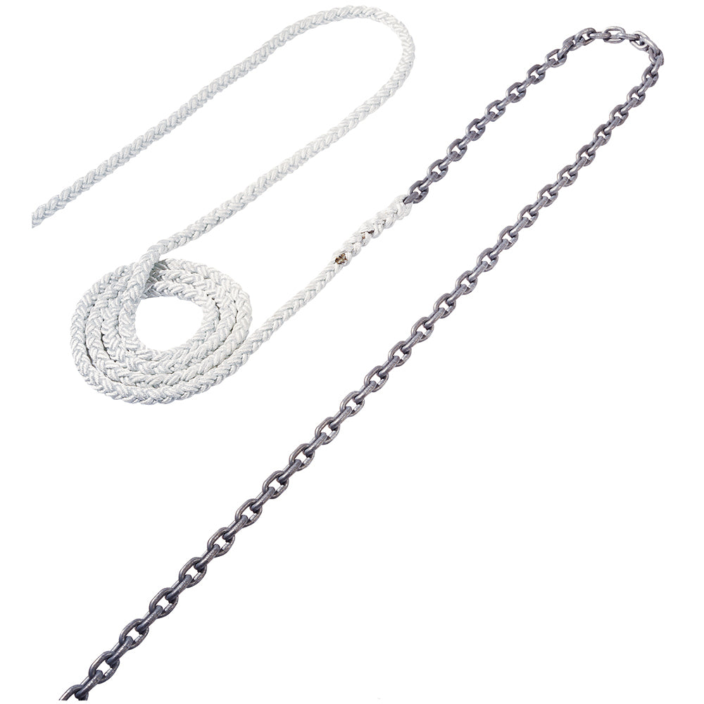 Maxwell Anchor Rode - 25'-3/8" Chain to 250'-5/8" Nylon Brait