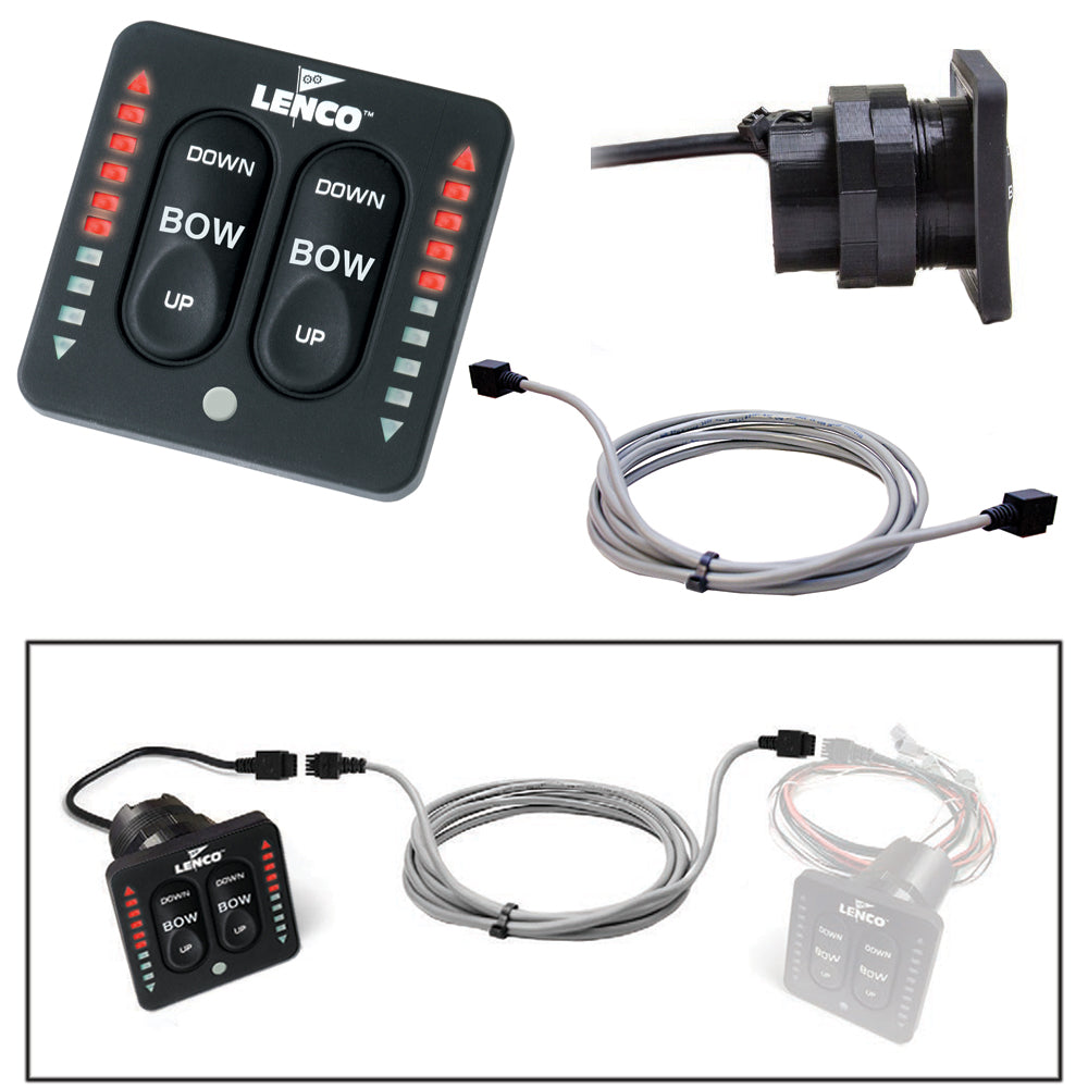 Lenco Flybridge Kit f/ LED Indicator Key Pad f/All-In-One Integrated Tactile Switch - 20' [11841-002] | Trim Tab Accessories by Lenco Marine 