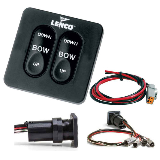 Lenco Standard Integrated Tactile Switch Kit w/Pigtail f/Single Actuator Systems [15169-001] | Trim Tab Accessories by Lenco Marine 