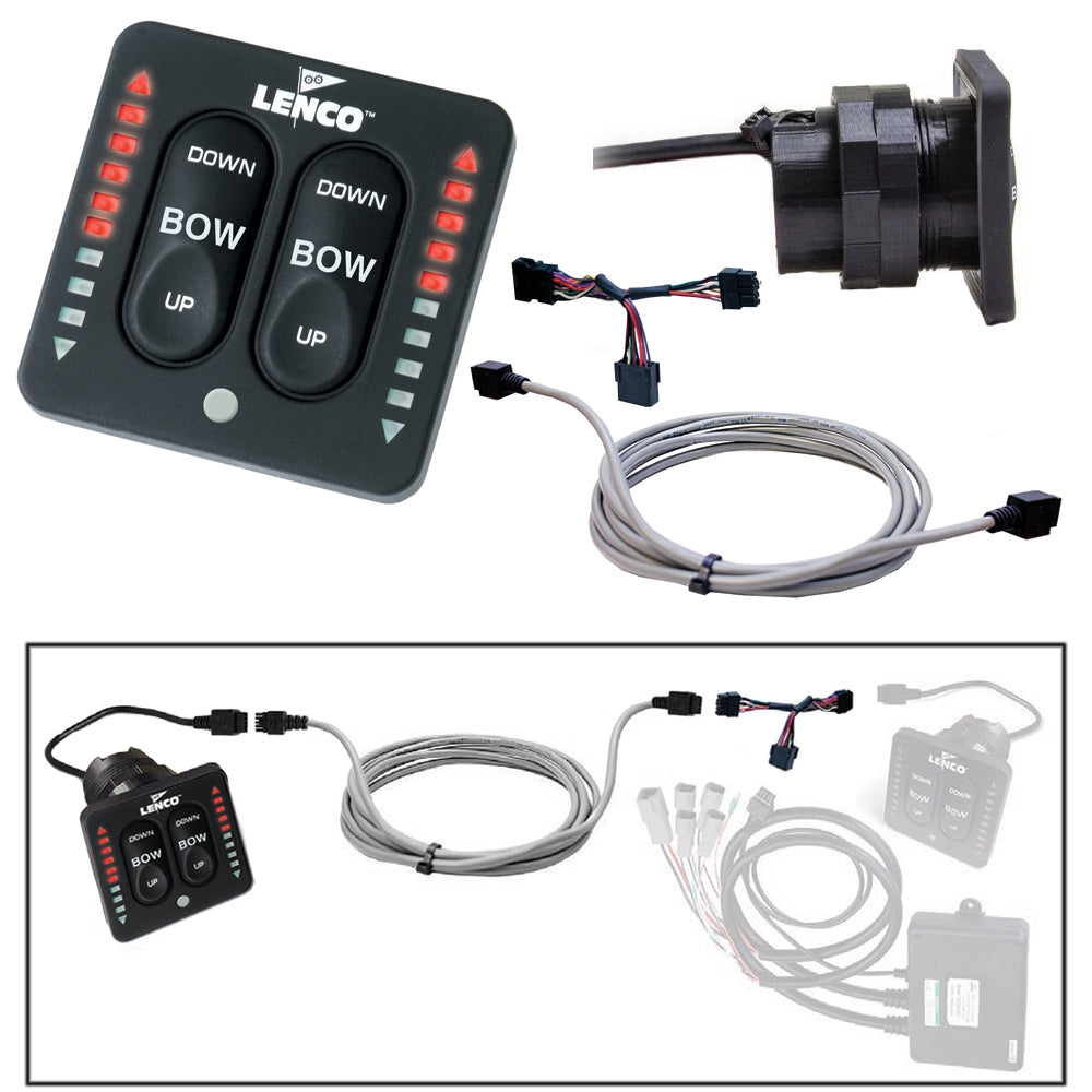Lenco Flybridge Kit f/LED Indicator Key Pad f/Two-Piece Tactile Switch - 20' [11941-002] | Trim Tab Accessories by Lenco Marine 