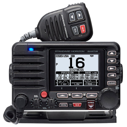 Standard Horizon Quantum GX6000 25W Commercial Grade Fixed Mount VHF w/NMEA 2000, Integrated AIS receiver,  Speaker Mic [GX6000] | VHF - Fixed Mount by Standard Horizon 