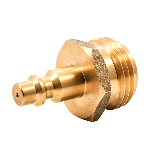 Camco Blow Out Plug - Brass - Quick-Connect Style [36143] | Accessories by Camco 