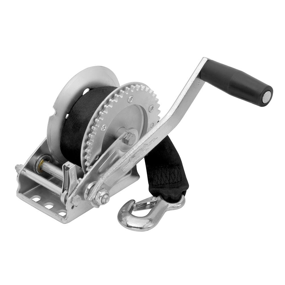 Fulton 1,100 lbs. Single Speed Winch w/20' Strap Included [142102] | Trailer Winches by Fulton 