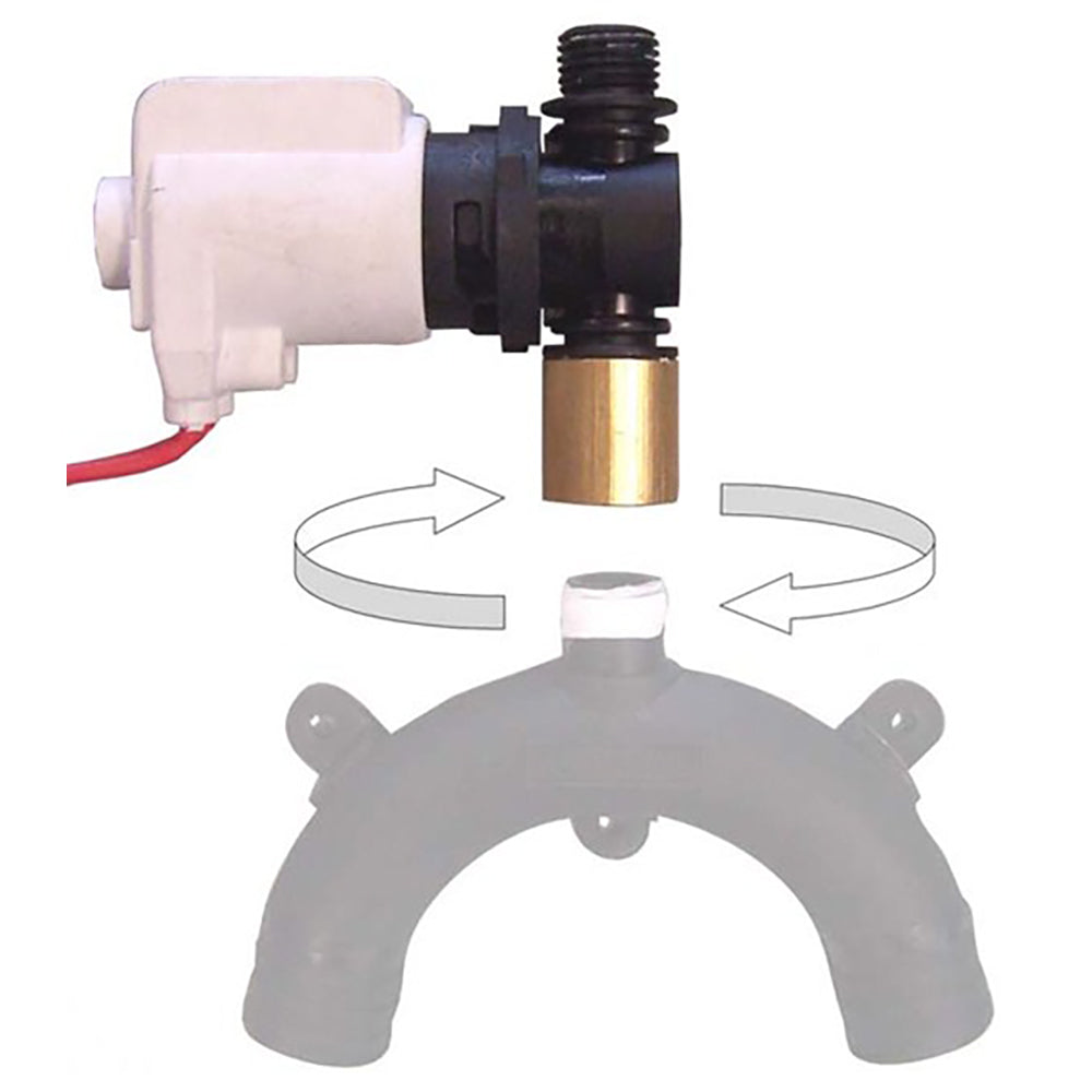 Jabsco Vented Loop Solenoid Valve f/37010 Series Toilet [37068-2000] | Accessories by Jabsco 