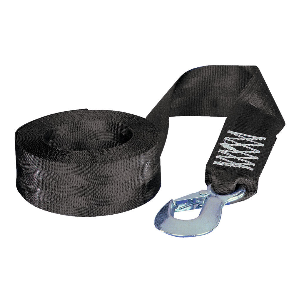 Fulton 2" x 12' Winch Strap w/Hook - 1,800lbs Max Load [501208] | Winch Straps & Cables by Fulton 