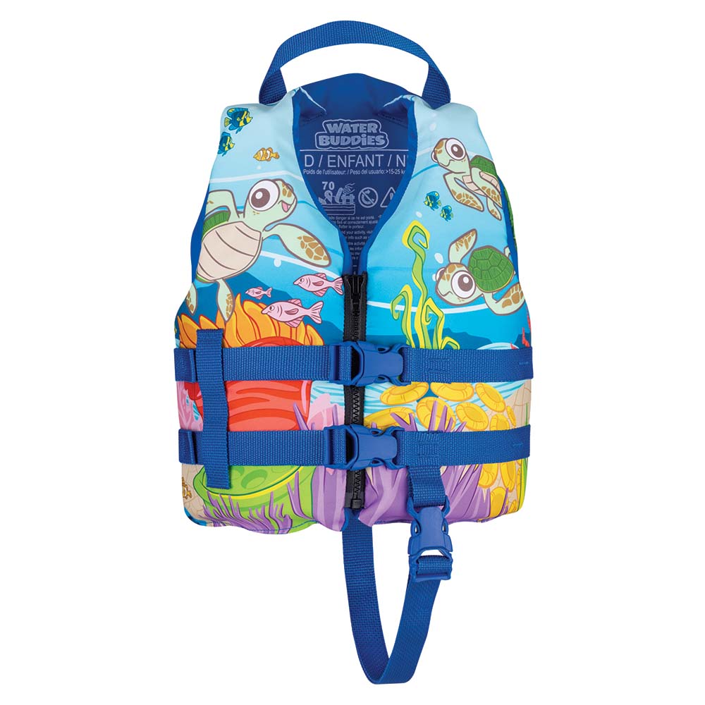 Full Throttle Water Buddies Vest - Child 30-50lbs - Turtle [104300-500-001-17] | Personal Flotation Devices by Full Throttle 