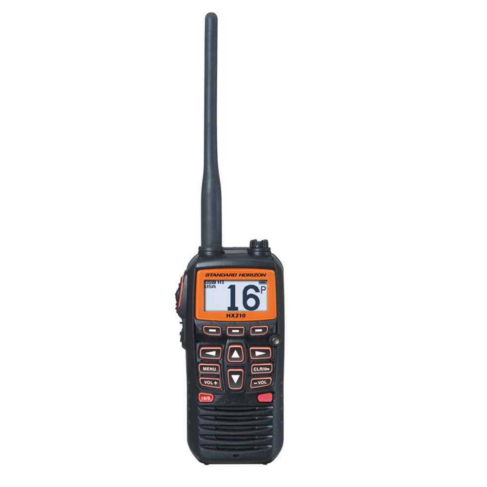 Standard Horizon HX210 6W Floating Handheld Marine VHF Transceiver [HX210] | VHF - Handheld by Standard Horizon 