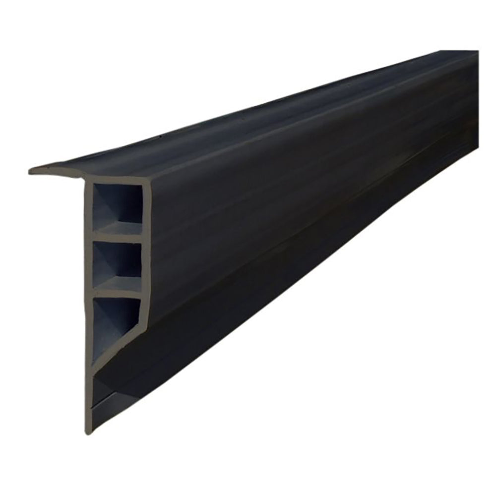 Dock Edge Standard PVC Full Face Profile - 16' Roll - Black [1163-F] | Bumpers/Guards by Dock Edge 