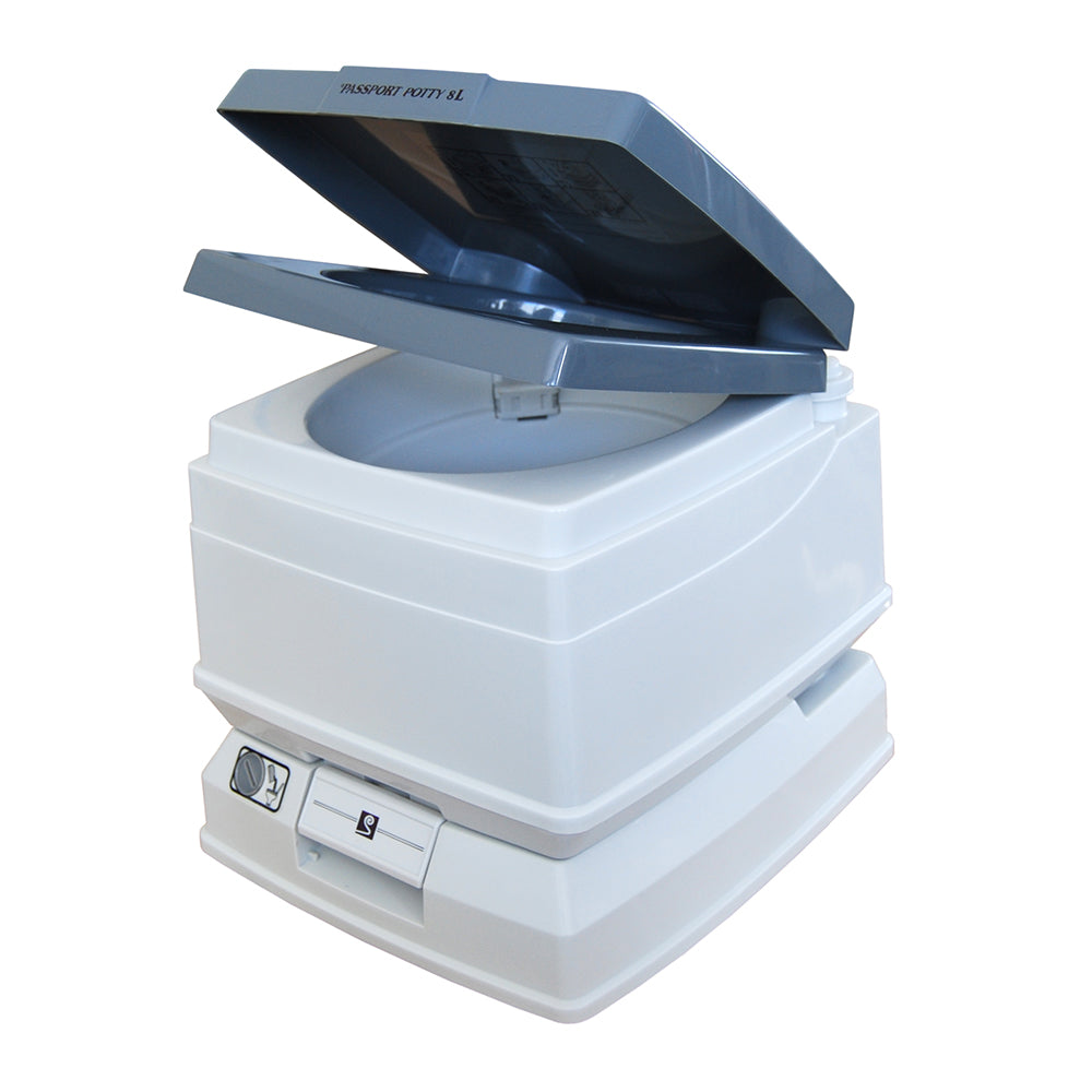 Dock Edge Passport Potty 8L SpaceSaver Portable Toilet [F008002] | Portable Toilets by Dock Edge 