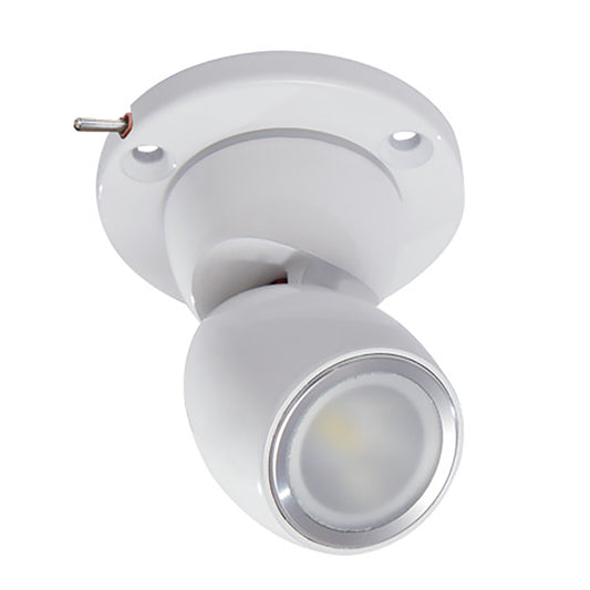 Lumitec GAI2 Warm White Dimming - Heavy-Duty Base w/Built-In Switch - White Housing [111929] | Interior / Courtesy Light by Lumitec 