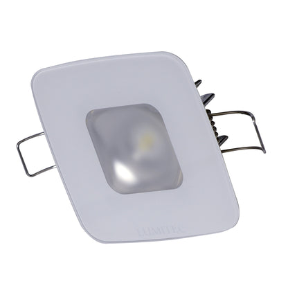 Lumitec Square Mirage Down Light - Spectrum RGBW Dimming - Glass Housing - No Bezel [116197] | Dome/Down Lights by Lumitec 