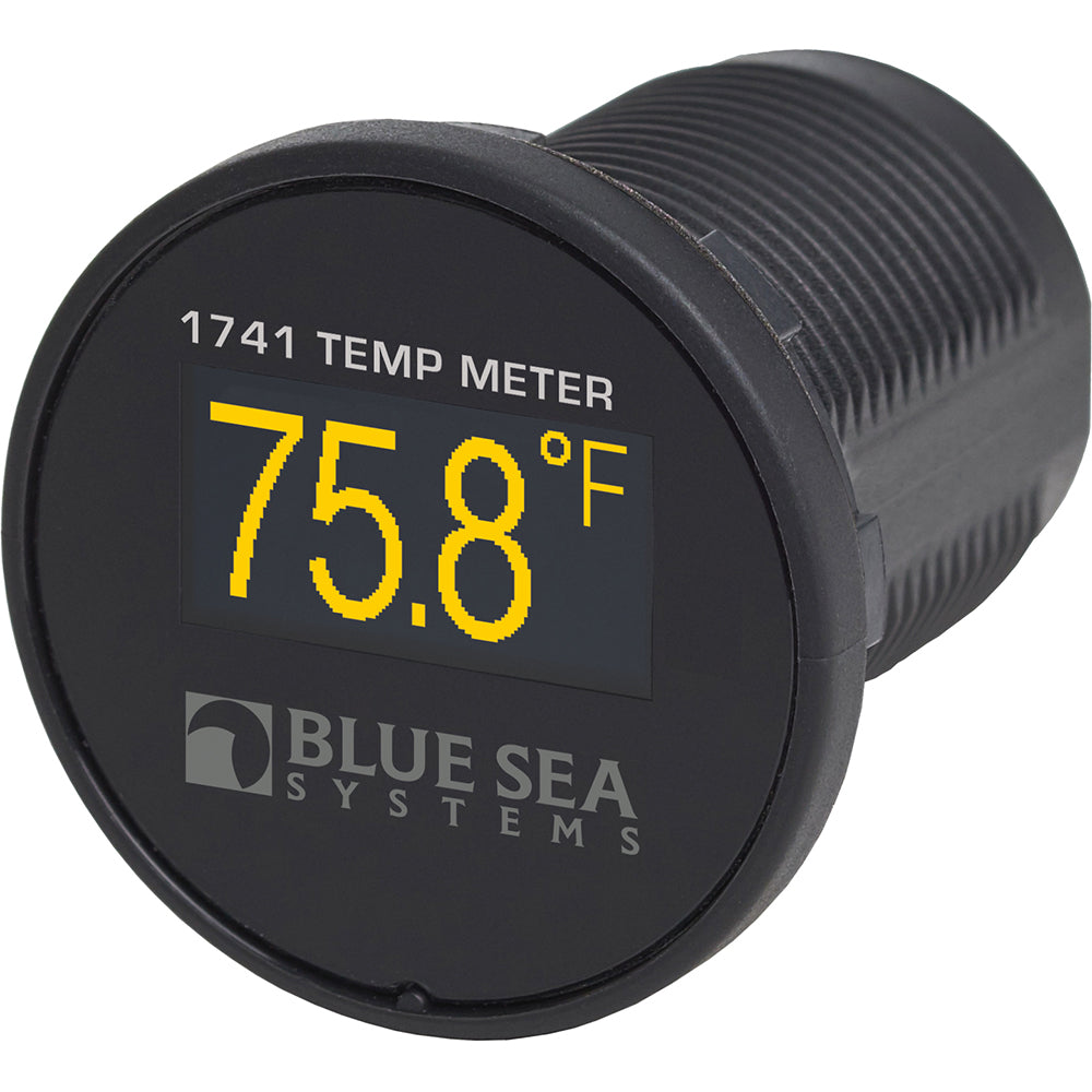 Blue Sea 1741 Mini OLED Temperature Meter [1741] | Meters & Monitoring by Blue Sea Systems 