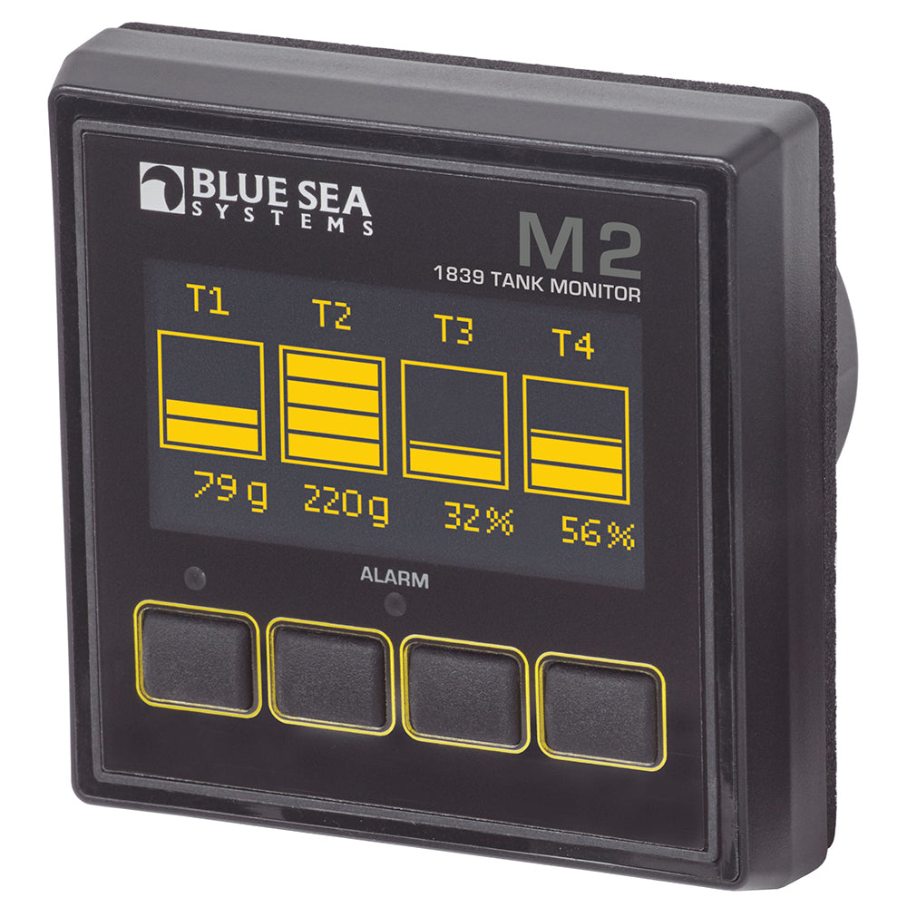 Blue Sea 1839 M2 OLED Tank Monitor [1839] | Meters & Monitoring by Blue Sea Systems 